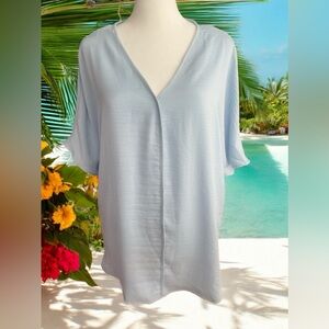 DKNY JEANS Women’s light blue blouse. NWT